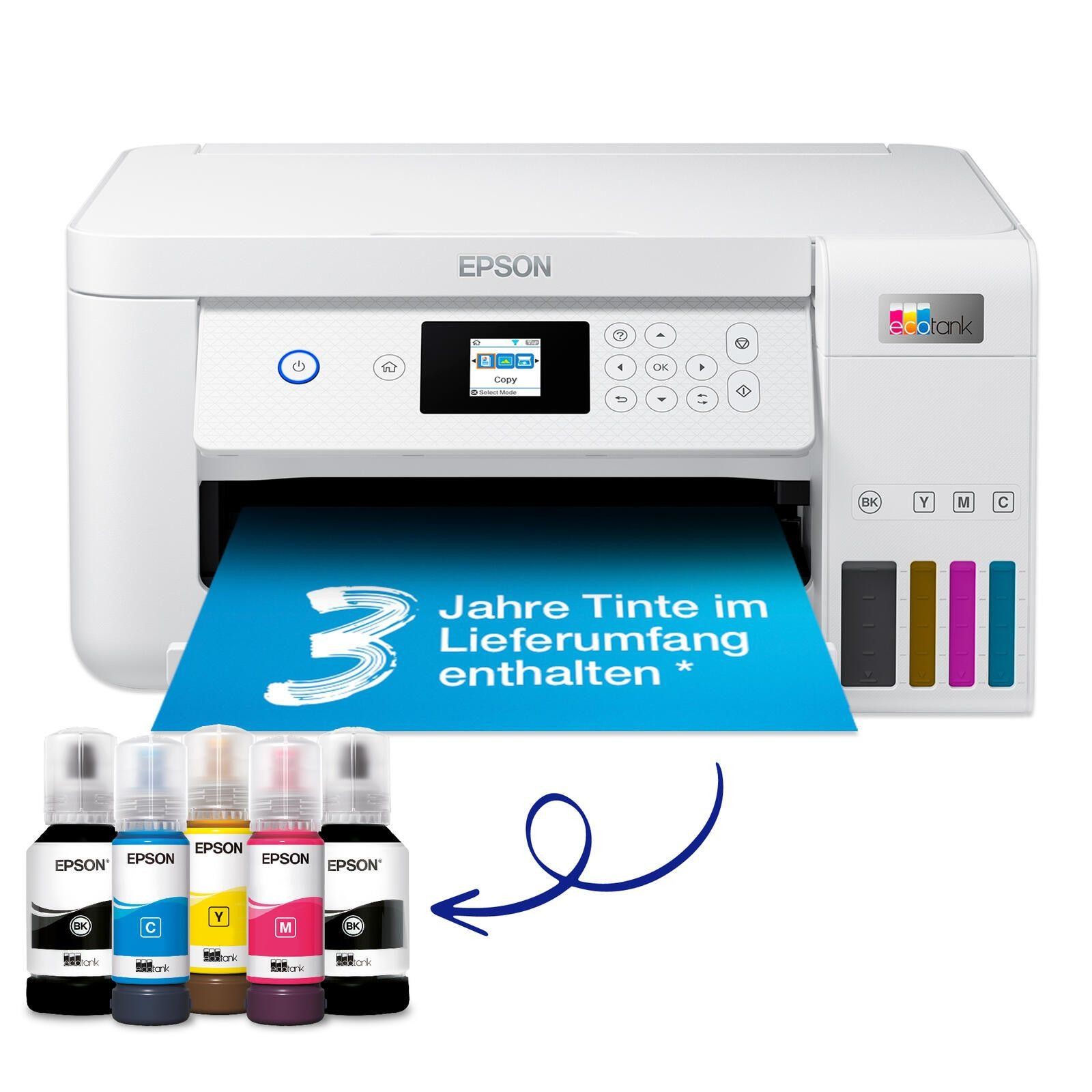 Epson EcoTank ET-2856 Inkjet A4 5760 x 1440 DPI 33 ppm Wi-Fi - Epson