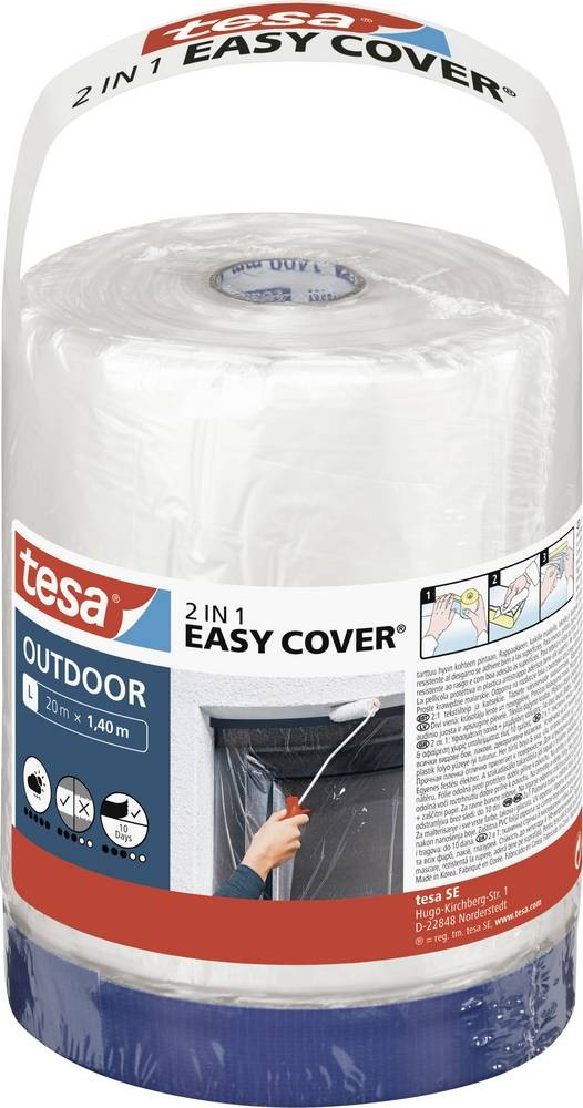 TESA Easy Cover Outdoor Transparent 20000 x 1400 mm Low Density
