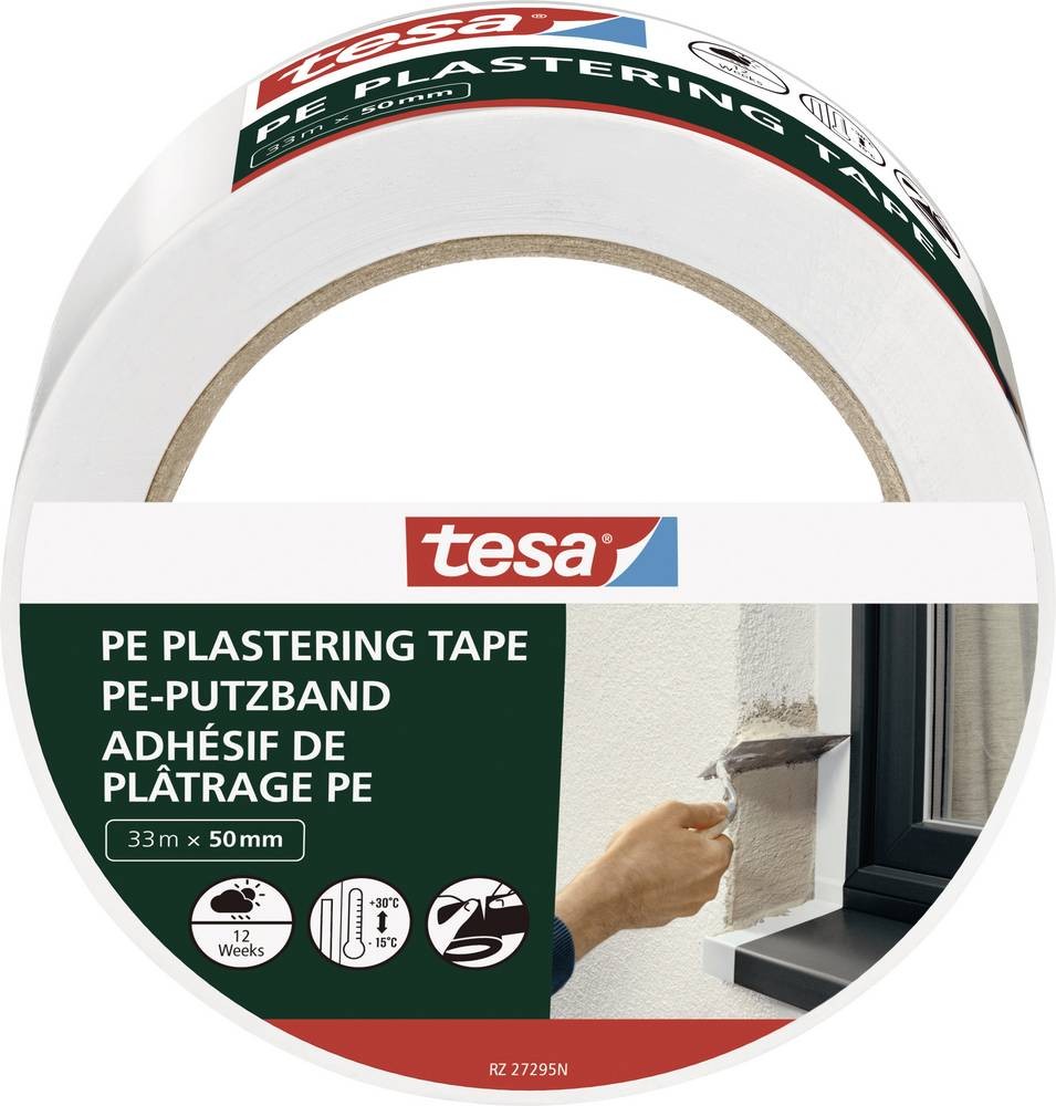Tesa PE Putzband 55485-00000-00 Putzband blanco (L x B) 33m x 50mm 1