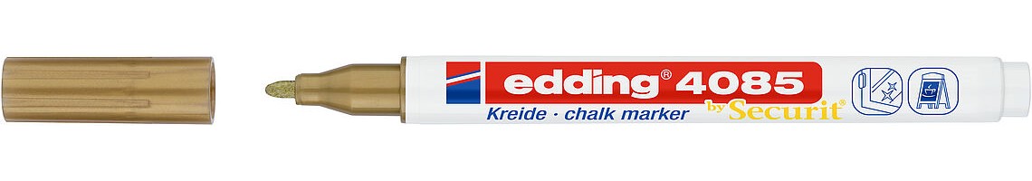 Edding 4085 chalk marker Bullet Gold 1 pc(s) - Edding 4085, Gold,