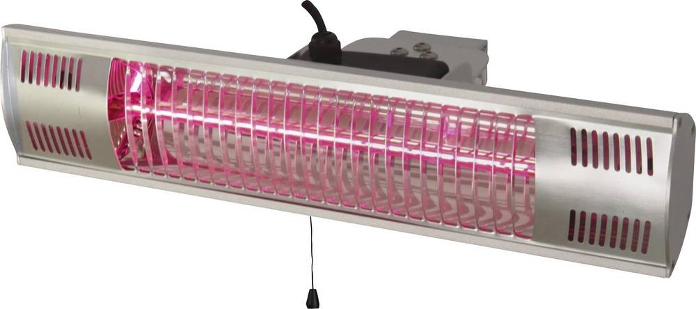 Silva Homeline 510021 IR-Kurzwellen-Strahler 1500W Silber (matt)