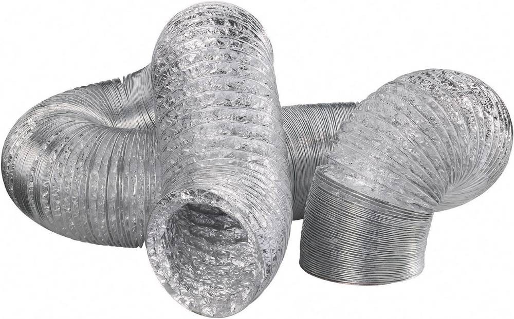Wallair N55878 Flexibles Lüftungsrohr Aluminium (Ø x L) 10.2cm x