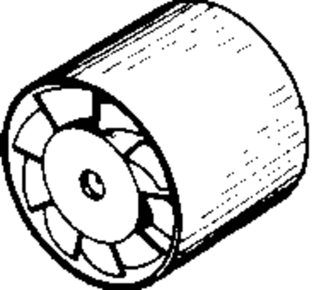 Wallair 20100262 Rohr-Einschubventilateur 230V 320 m³/h 15cm