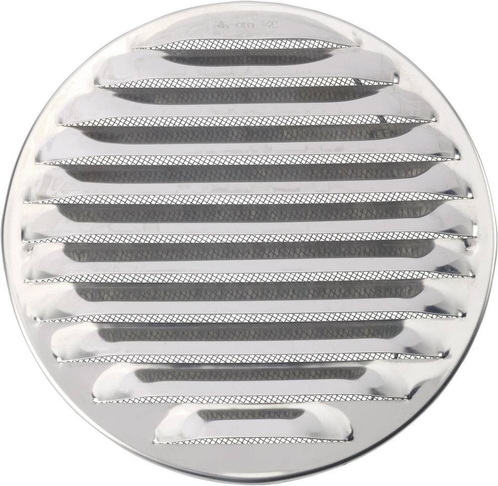 Wallair N31841 Abluftgitter stainless steel suitable for Rohr-