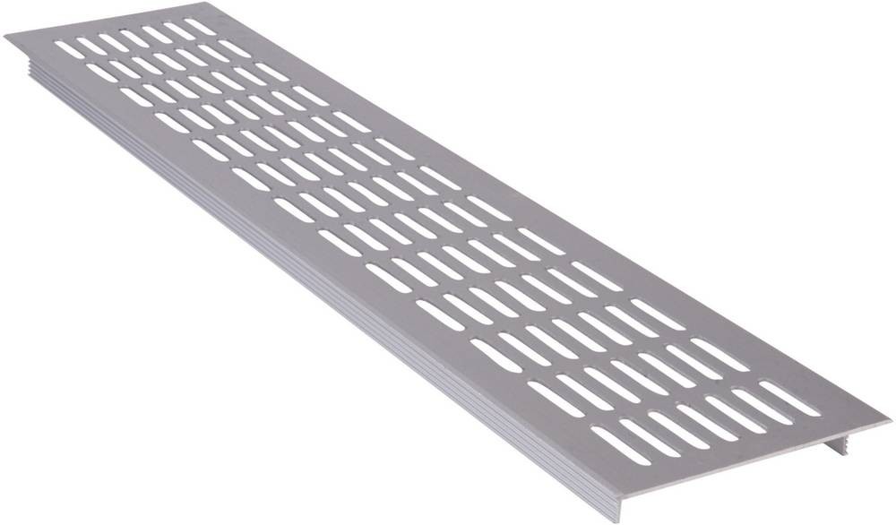 Wallair Leichtmetallgitter silver (L x B x H) 480 x 100 x 16mm N35847
