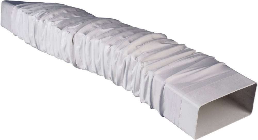 Wallair N15898 Flachkanal-Lüftungssystem 150 Flexibler Vierkantrohr-