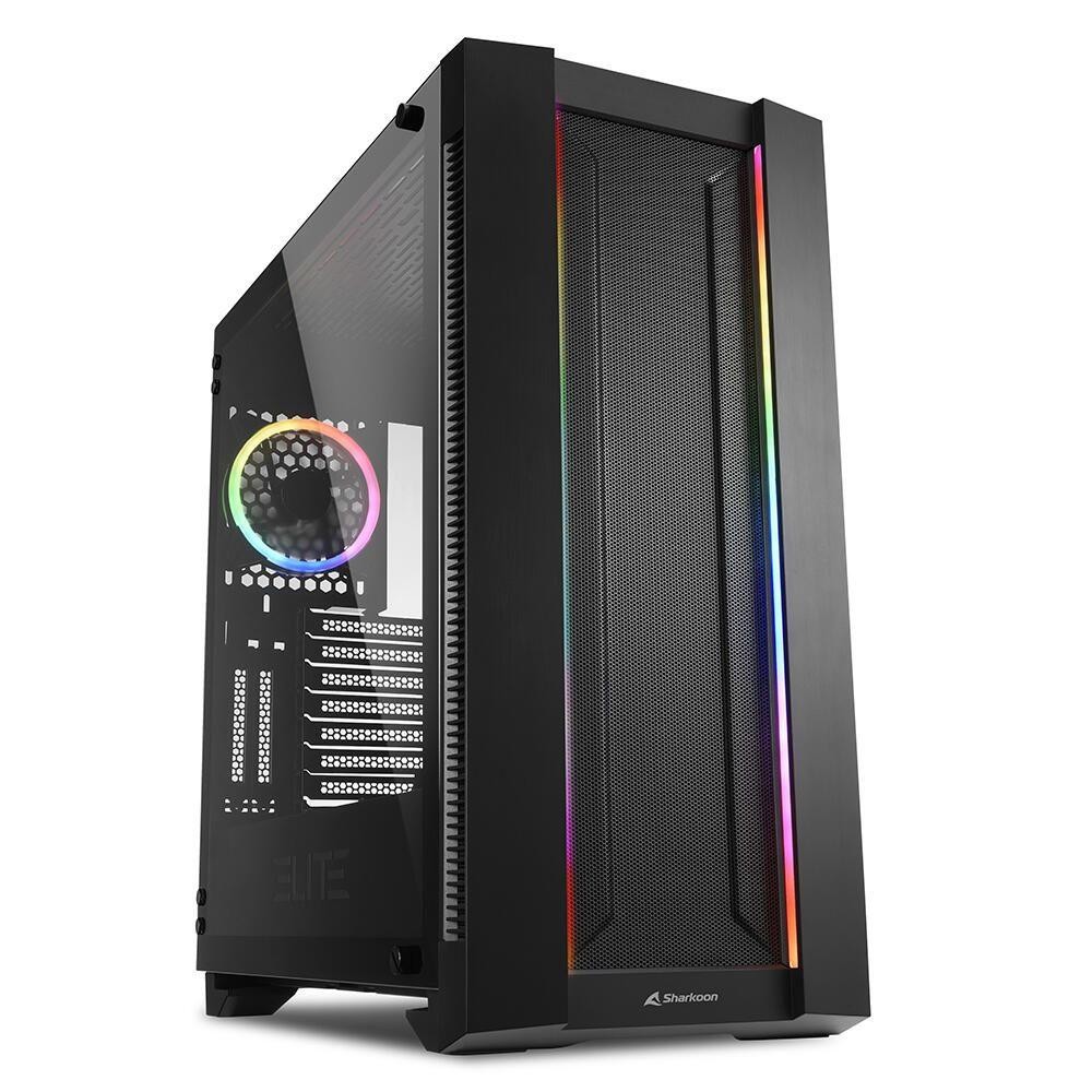 Sharkoon ELITE SHARK CA200M Midi Tower Noir - Sharkoon ELITE SHARK