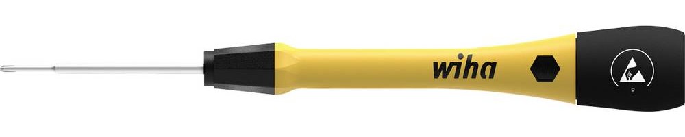 Wiha 43676 ESD Kreuzschlitz-Schraubendreher PH 00 Klingenlänge: 40mm