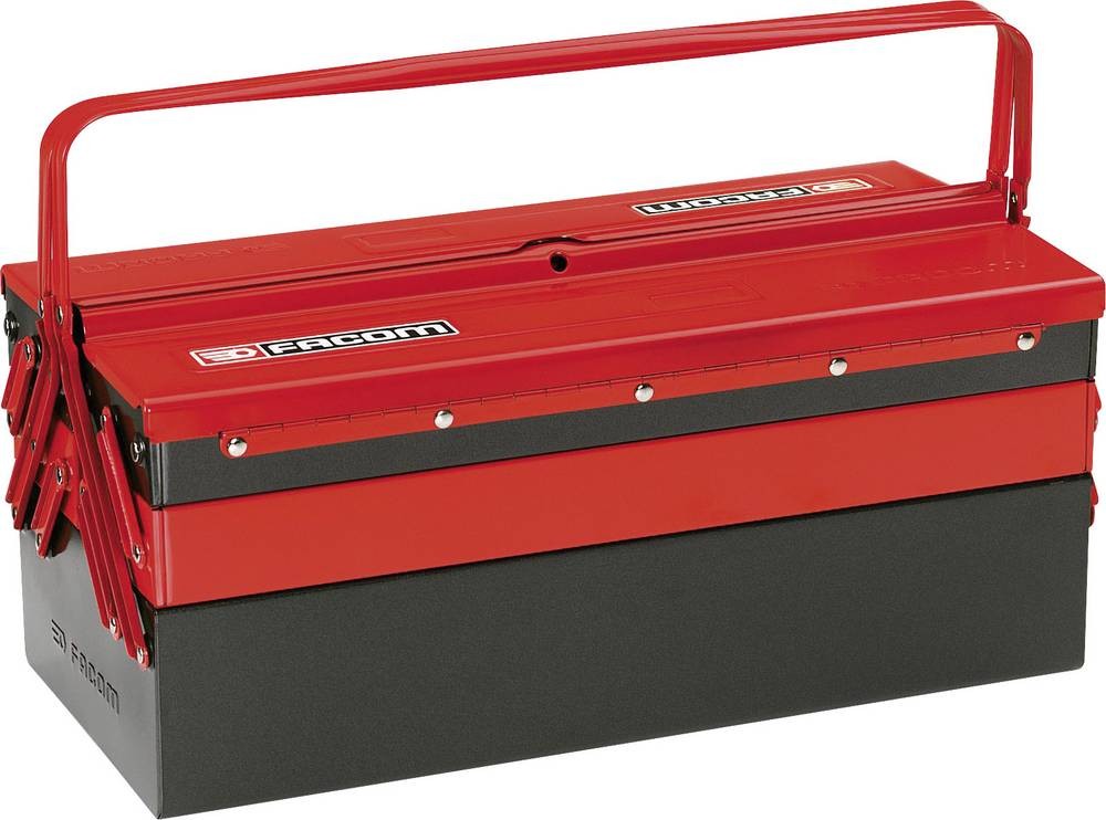 Facom 5 drawers Metal Tool Box, 475 x 220 x 475mm - Facom 5 drawers