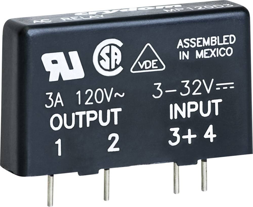 Crydom Halbleiterrelais MP240D4 4A Schaltspannung (max.): 280 V/AC