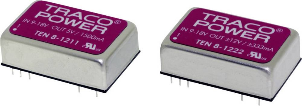 TracoPower TEN 8-4813 DC/DC-Wandler, Print 48 V/DC 15 V/DC 535mA 8W