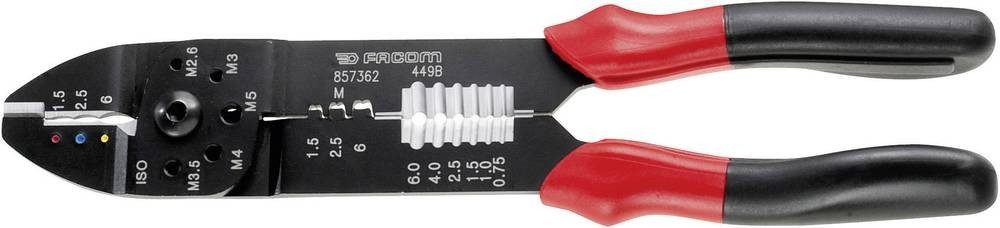 Facom 449B Crimpzange Isolierte Kabelschuhe, Isolierte Kabelverbinder