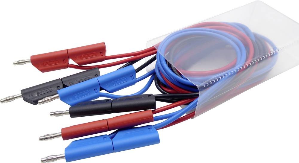 Schnepp 354 000059 Sicherheits-Messleitungs-Set Bananenplug 4mm