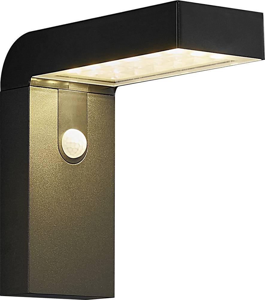 Nordlux 2118231003 Alya Solar-Außenwandleuchte LED 5W black