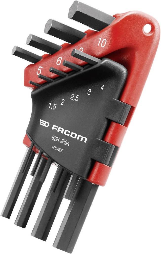 Facom 82H.JP9A Innen-Sechskant Winkelschraubendreher-Set 1.5 mm, 2 mm,