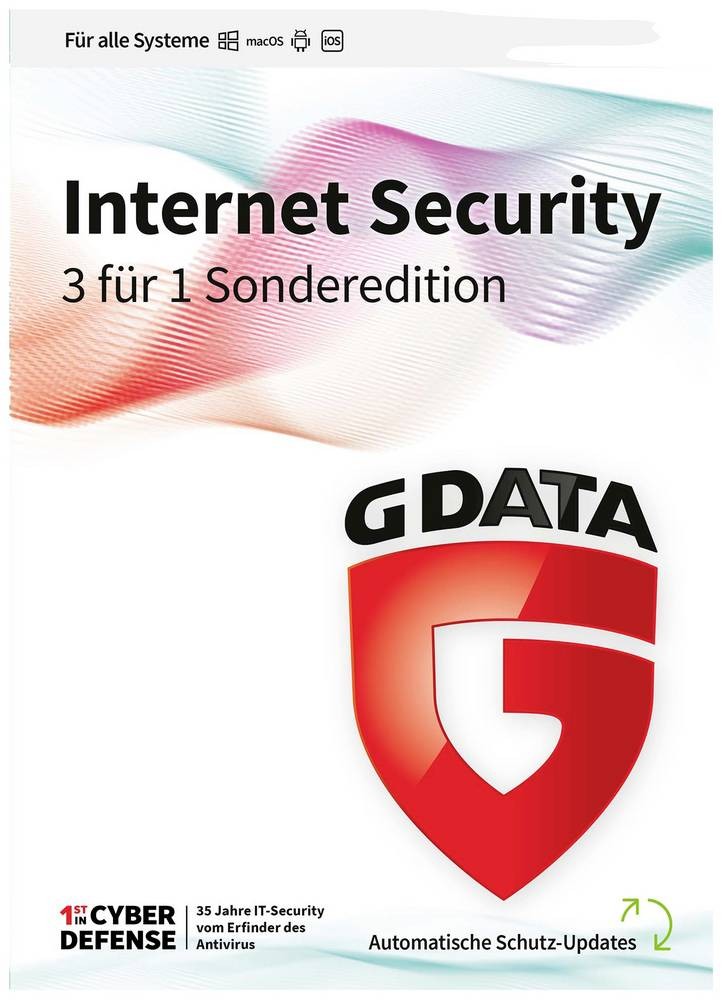 GDATA INTERNET SECURITY 2020 - 3 Device 1 Jahr BOX Sonderedition
