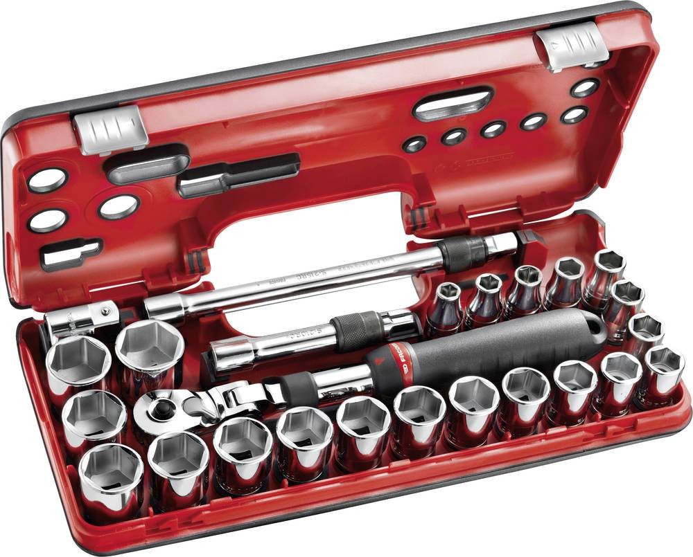 Facom Steckschlüsselsatz metrisch 1/2\ (12.5 mm) 25teilig SXL.