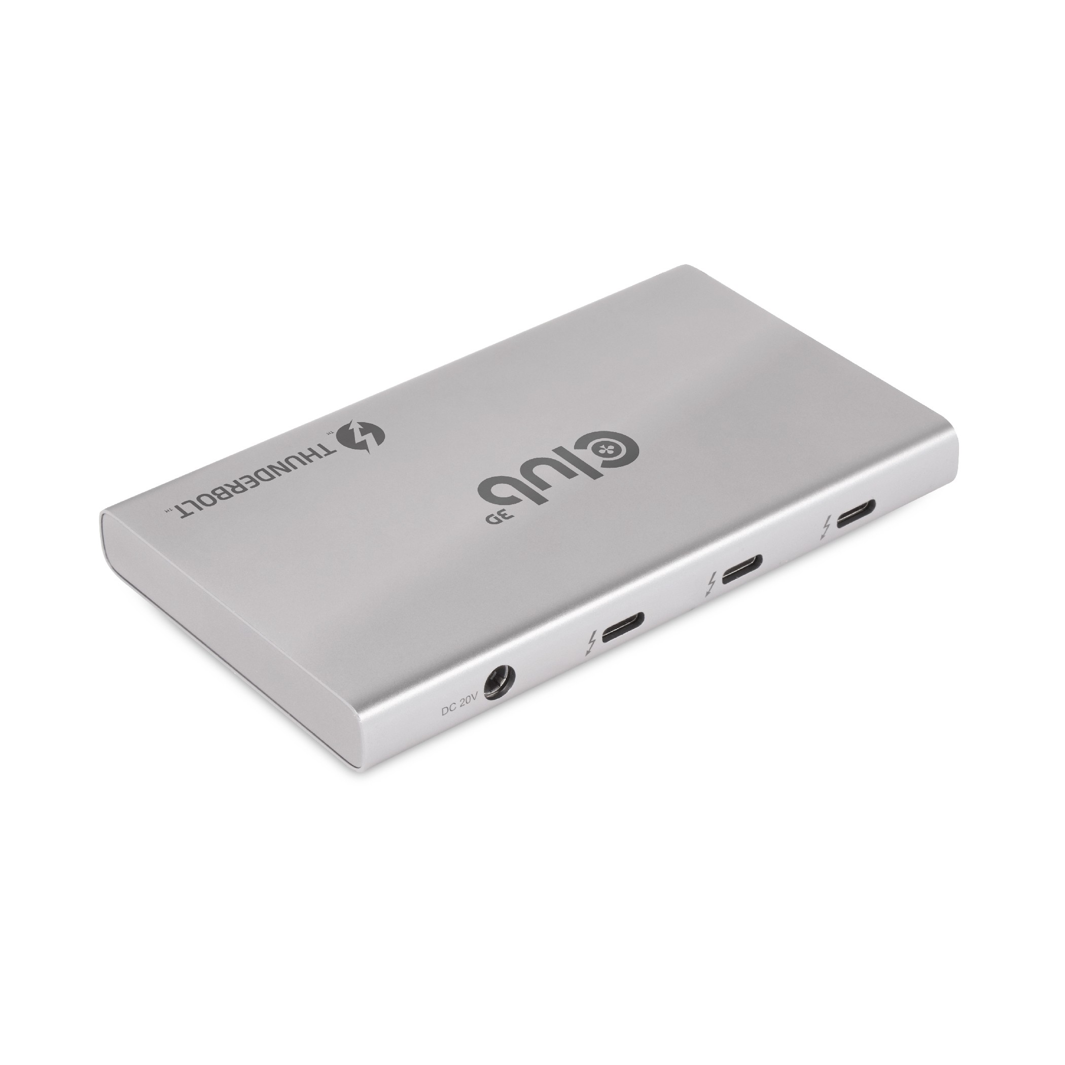CLUB3D Certified Thunderbolt4 Portable 5-in-1 Hub with Smart Power
