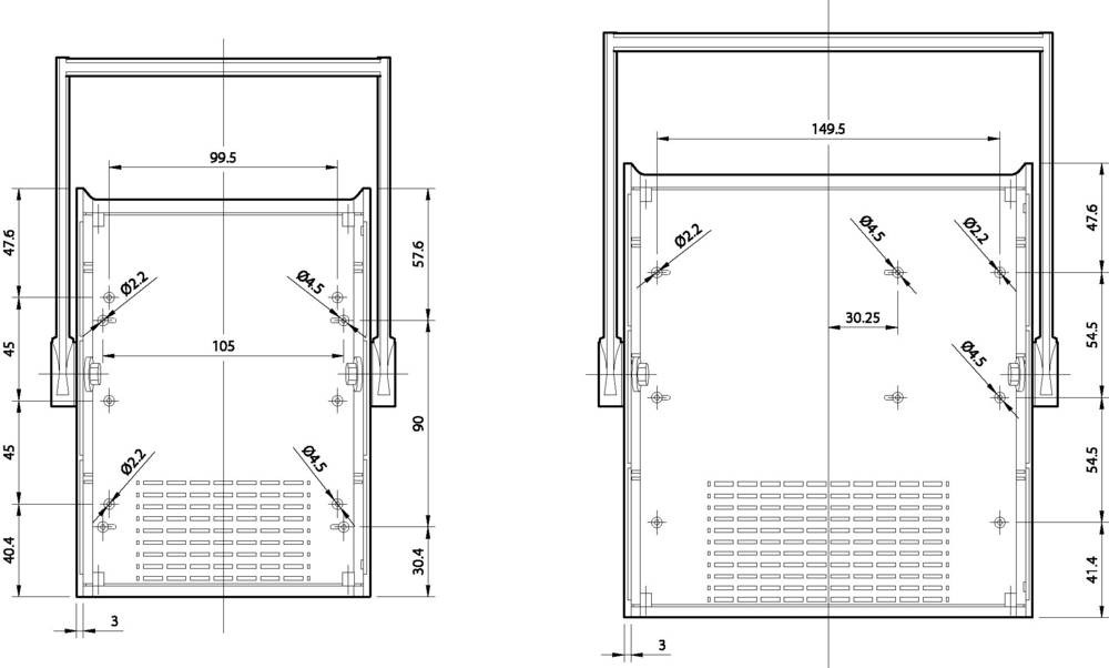 TEKO AUS 55.5 Tisch-box (L x B x H) 198 x 178 x 108mm Polystyrol (EPS)