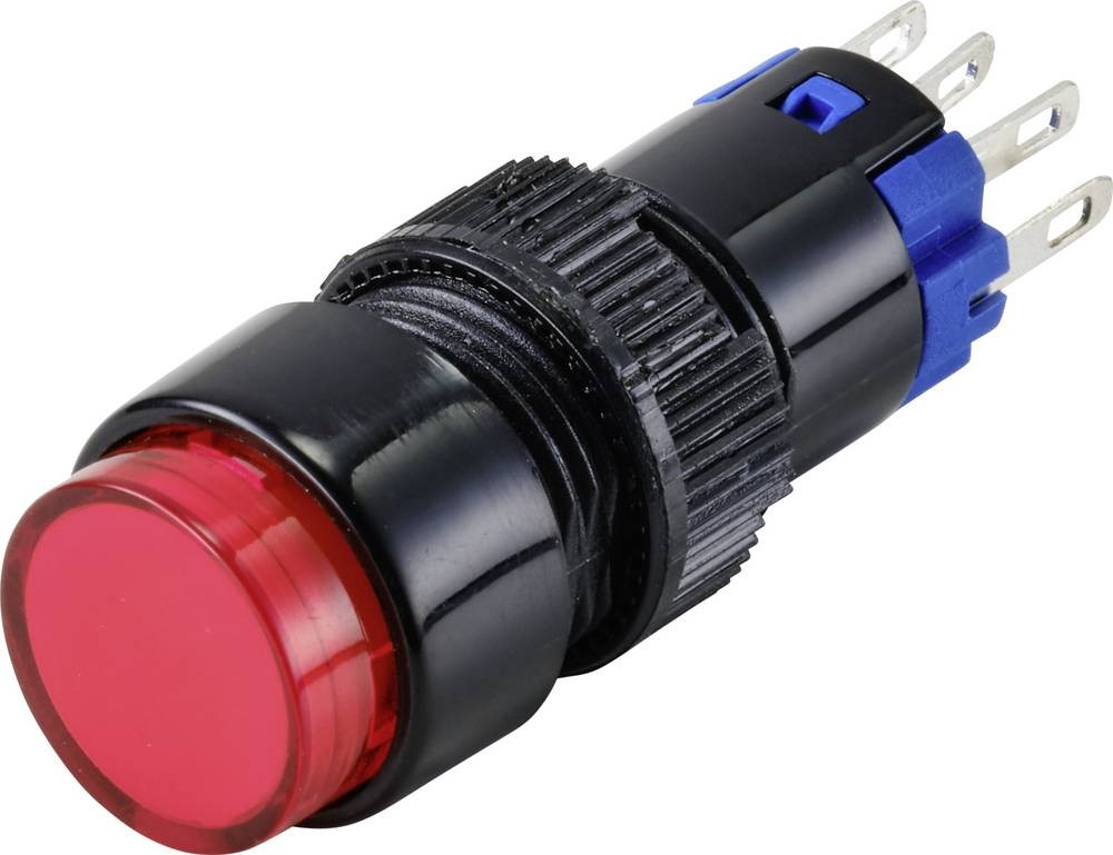 TRU COMPONENTS TC-9428072 LAS2Y-11Z/R/12V Druckschalter 250V 3A 1 x