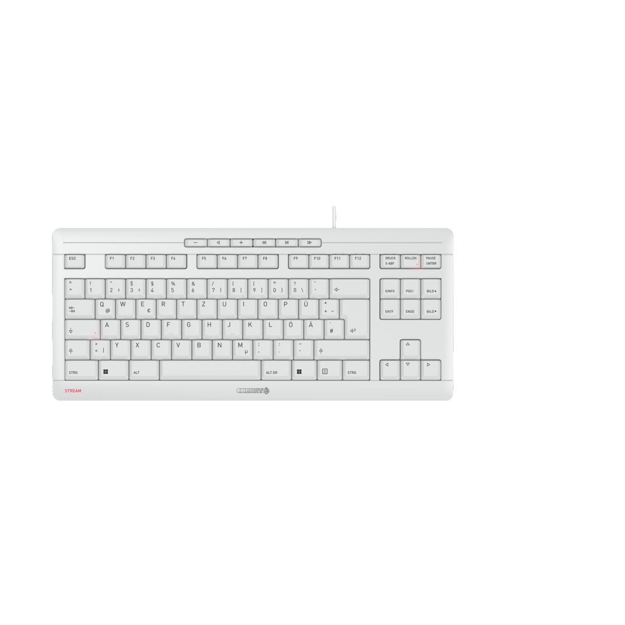 Cherry Keyboard Stream TKL [DE] beige ohne Nummernblock