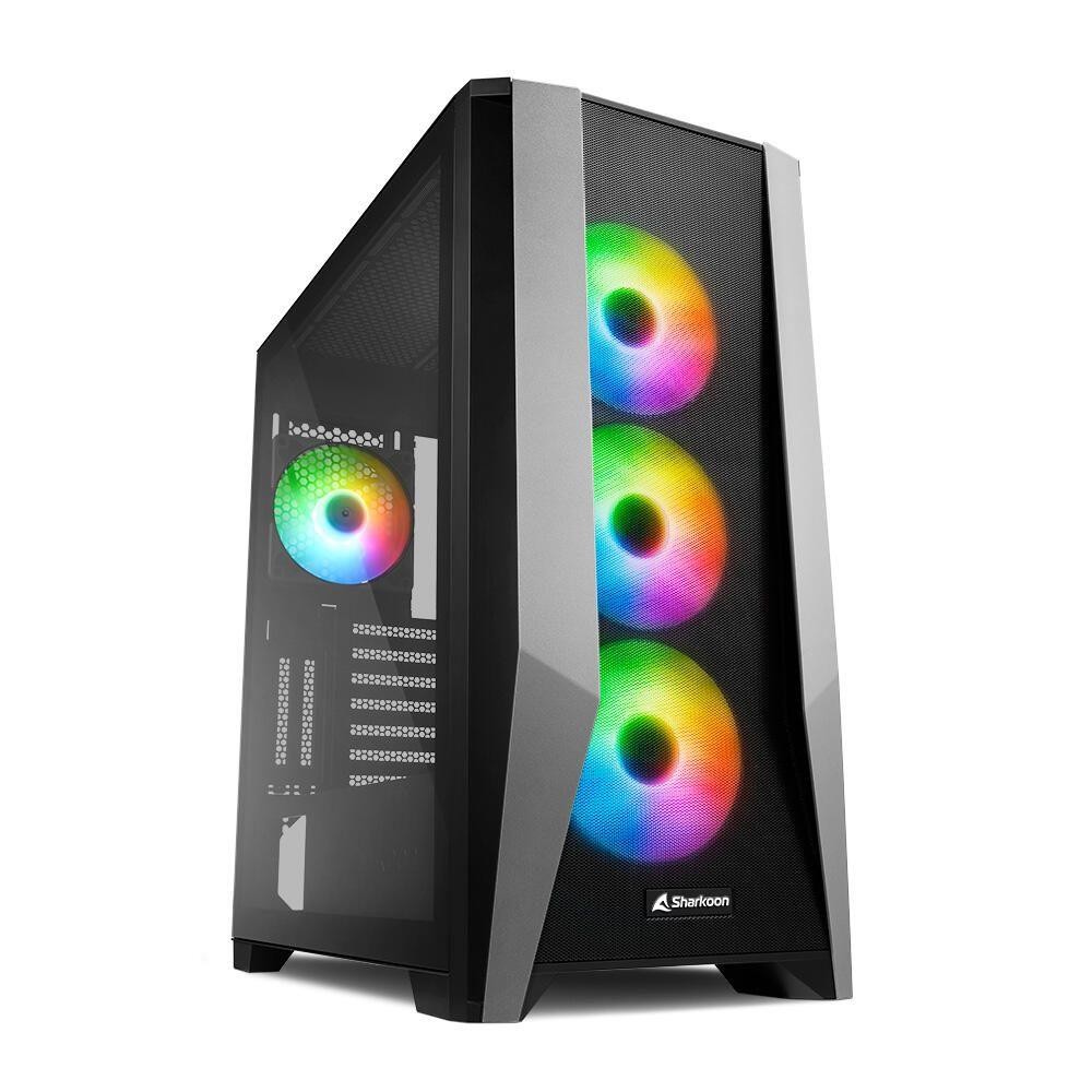 Sharkoon ELITE SHARK TG7M RGB Negro - Sharkoon ELITE SHARK TG7M RGB,