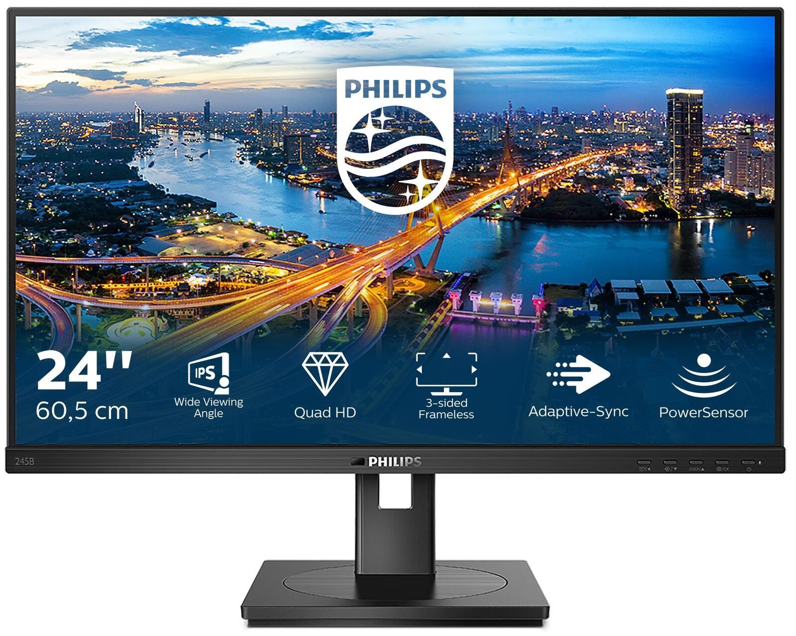 Philips B Line 245B1/00 Monitor PC 60,5 cm (23.8") 2560 x 1440 Pixel