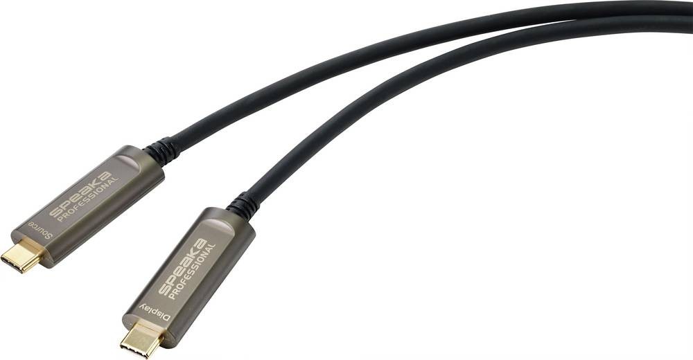 SpeaKa Professional SP-9505620 câble USB 10 m USB C Noir - SpeaKa