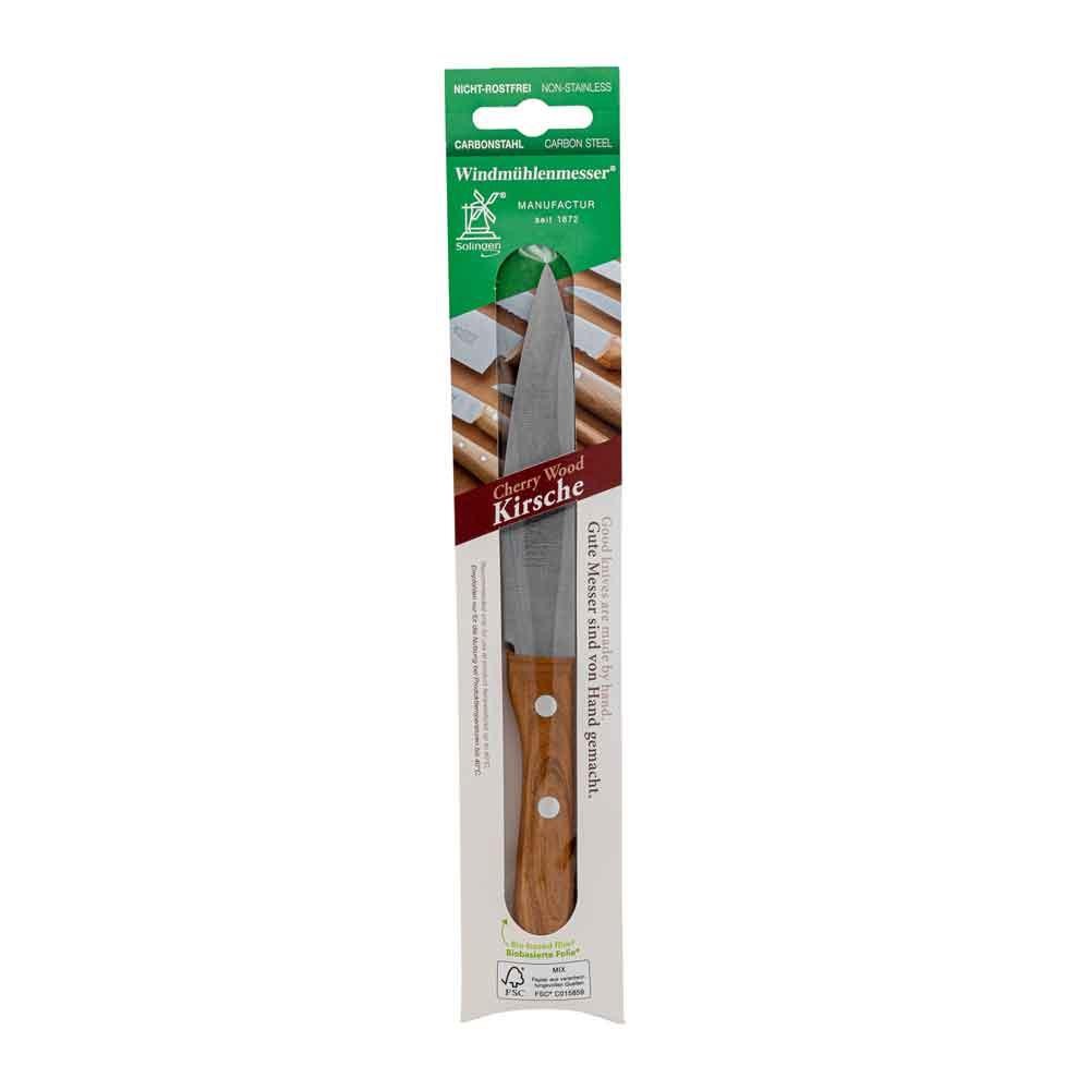 Herder Windmühlenmesser Petty Carbon-Stahl, 130 mm, Kirsche