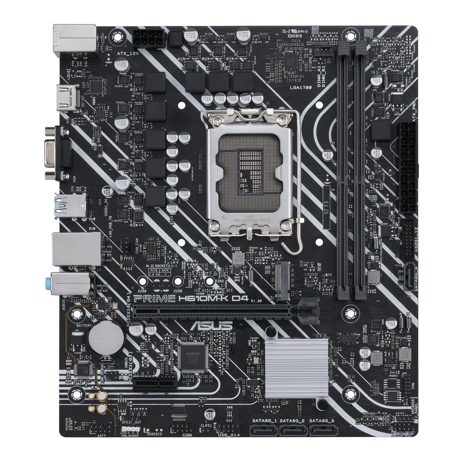 ASUS PRIME H610M-K D4 Intel H610 LGA 1700 micro ATX - ASUS PRIME