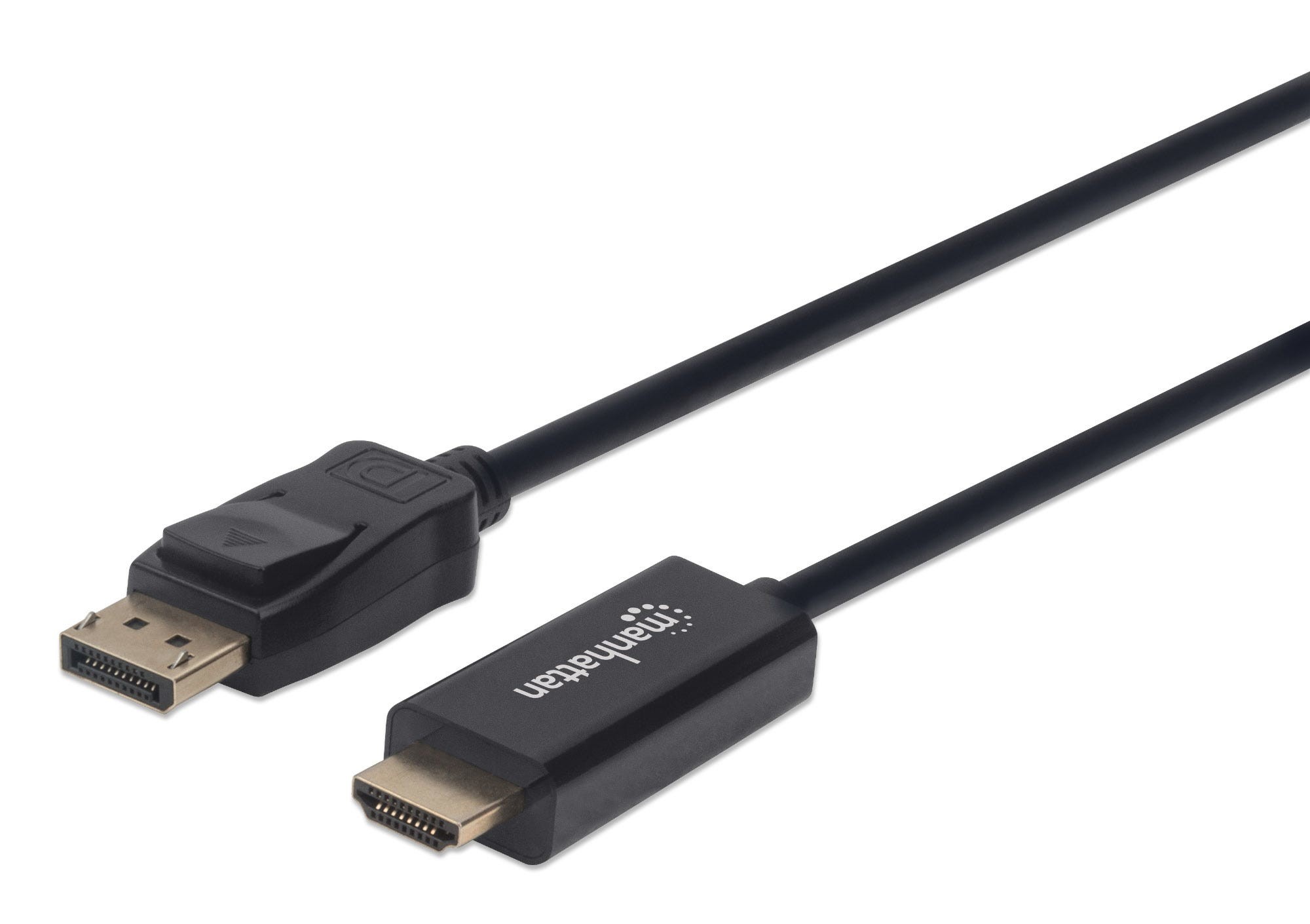 Manhattan DisplayPort 1.2 to HDMI Cable, 4K@60Hz, 1m, Male to Male,