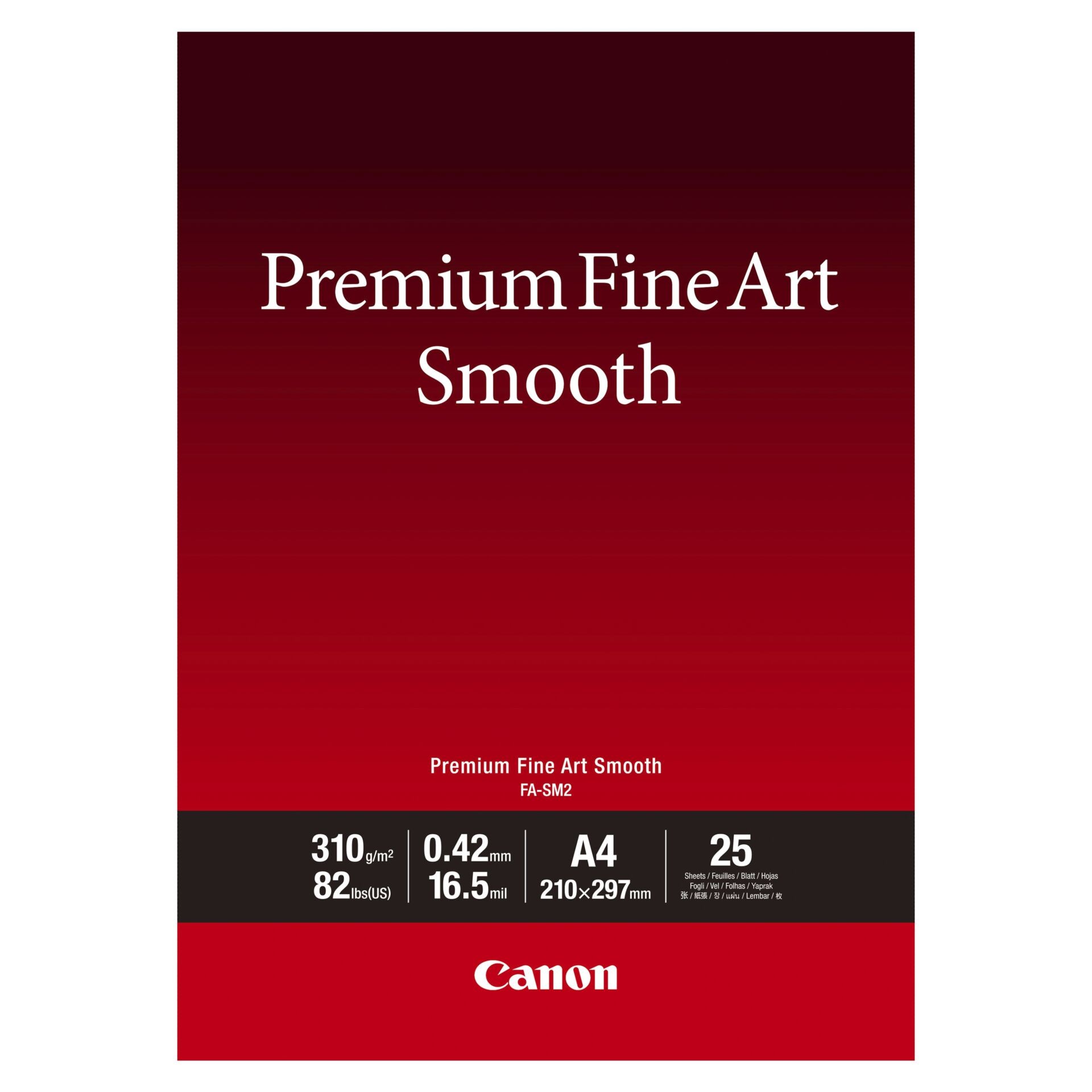 Canon FA-SM 2 photo paper A4 White Smooth - Canon FA-SM 2, Smooth,