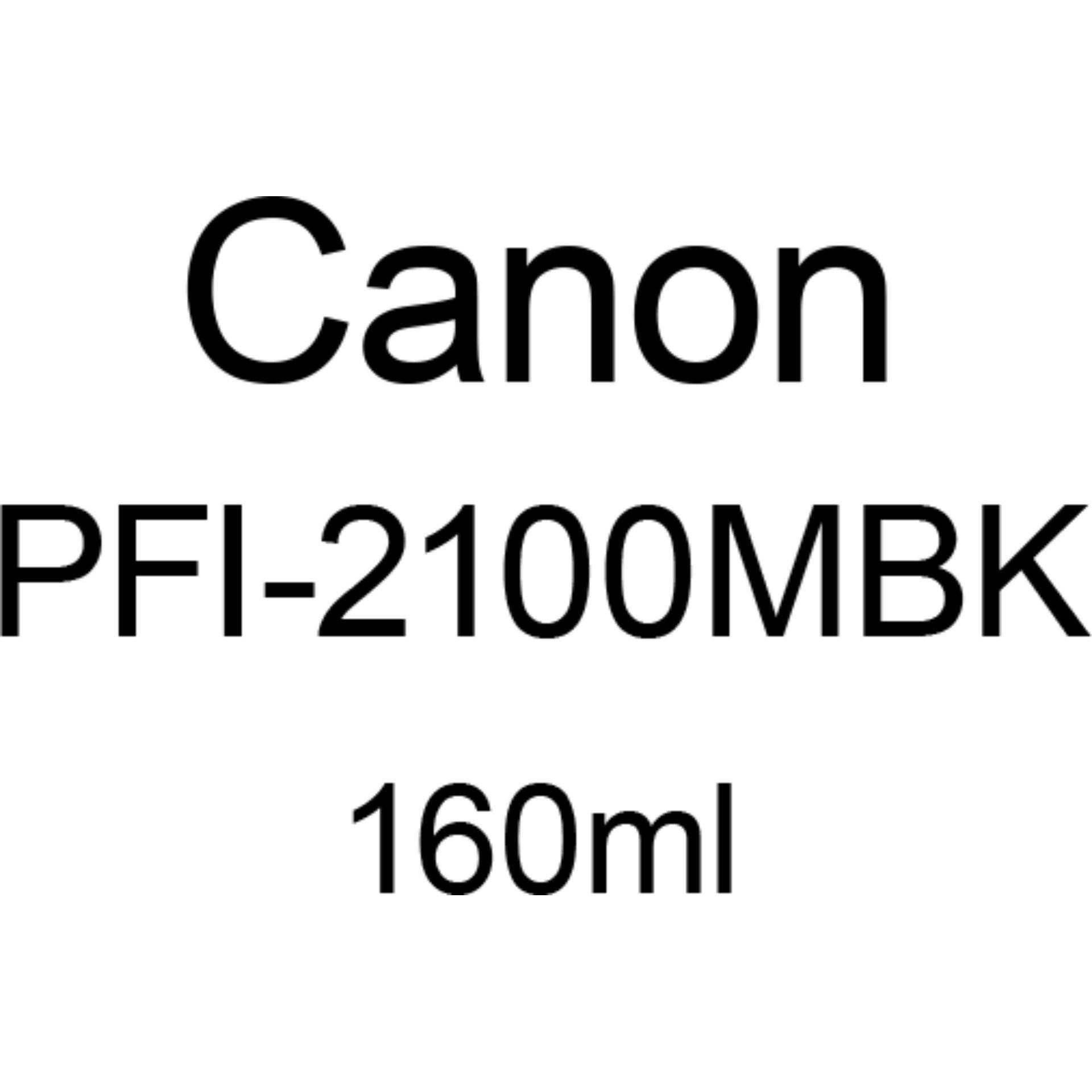 Canon PFI-2100 MBK cartouche d'encre 1 pièce(s) Original Noir -