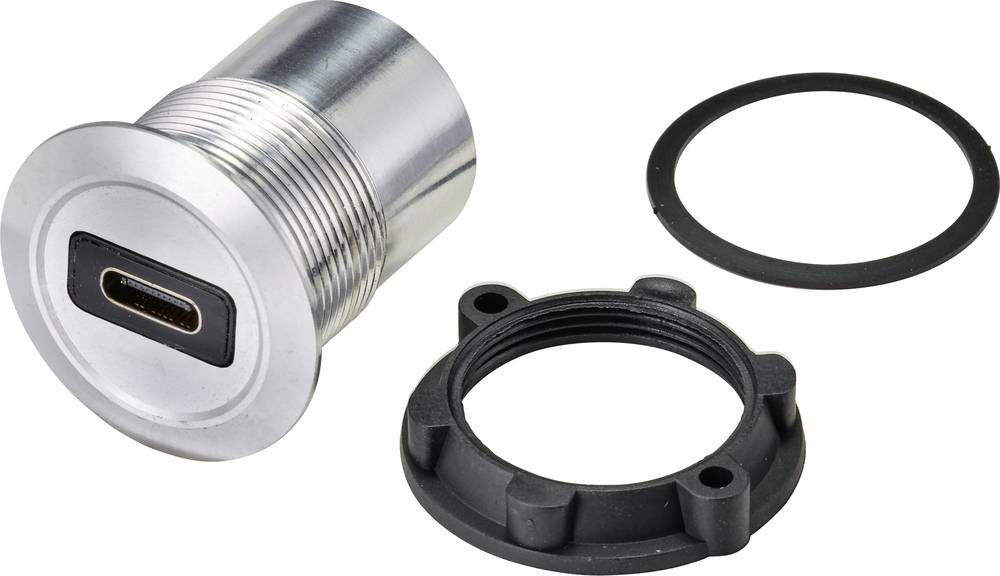 TRU COMPONENTS TC-9534336 USB-Einbaubuchse 3.1 Buchse, Einbau USB-C
