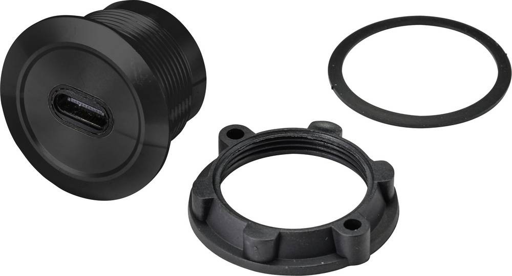 TRU COMPONENTS TC-9534332 USB-Einbaufemale 3.1 Buchse, Einbau USB-C