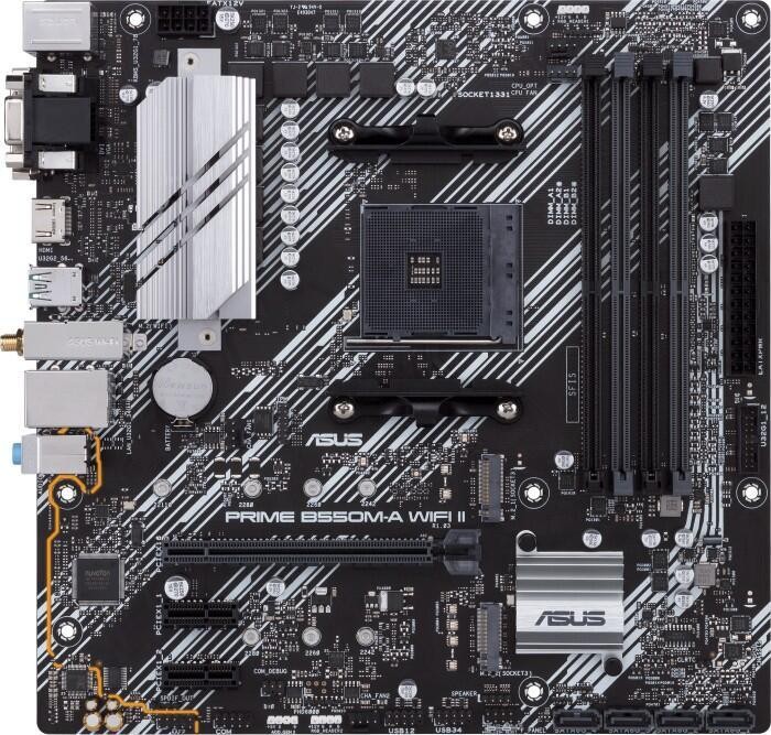 ASUS PRIME B550M-A WIFI II AMD B550 Socket AM4 micro ATX - ASUS PRIME