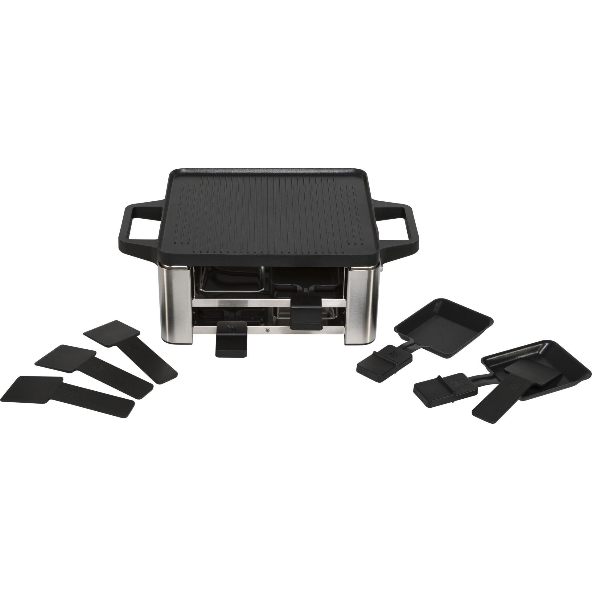 WMF 61.3024.5155 raclette 4 personne(s) Noir, Acier inoxydable - WMF