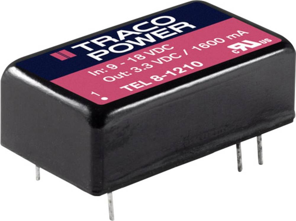 TracoPower TEL 8-1215 DC/DC-Wandler, Print 12 V/DC 24 V/DC 335mA 8W