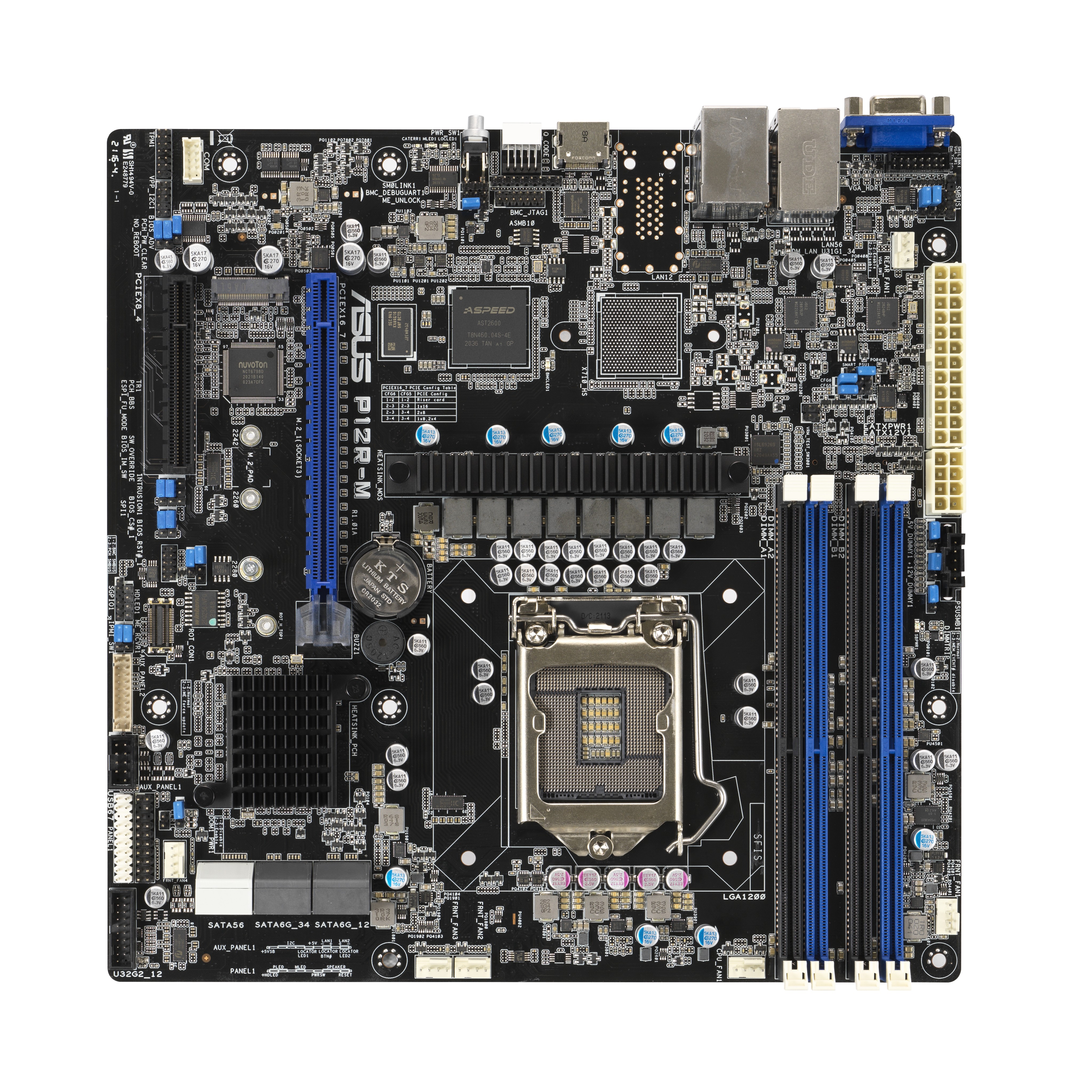 Sotel ASUS P12R-M Intel C256 LGA 1200 (Socket H5) ATX
