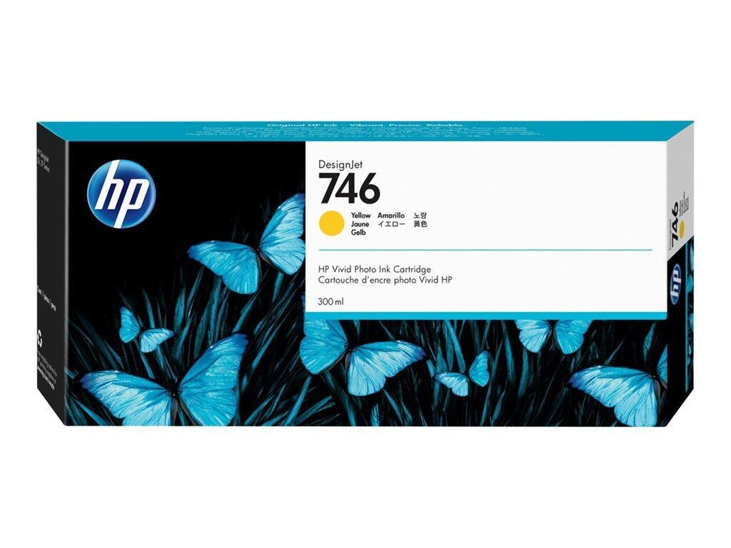 HP Cartouche d'encre DesignJet 746 de 300 ml jaune - HP Cartouche d'