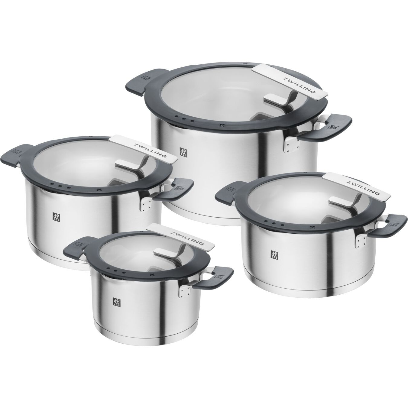 ZWILLING Simplify pan set 4 pc(s) - ZWILLING Simplify, Black, Silver,