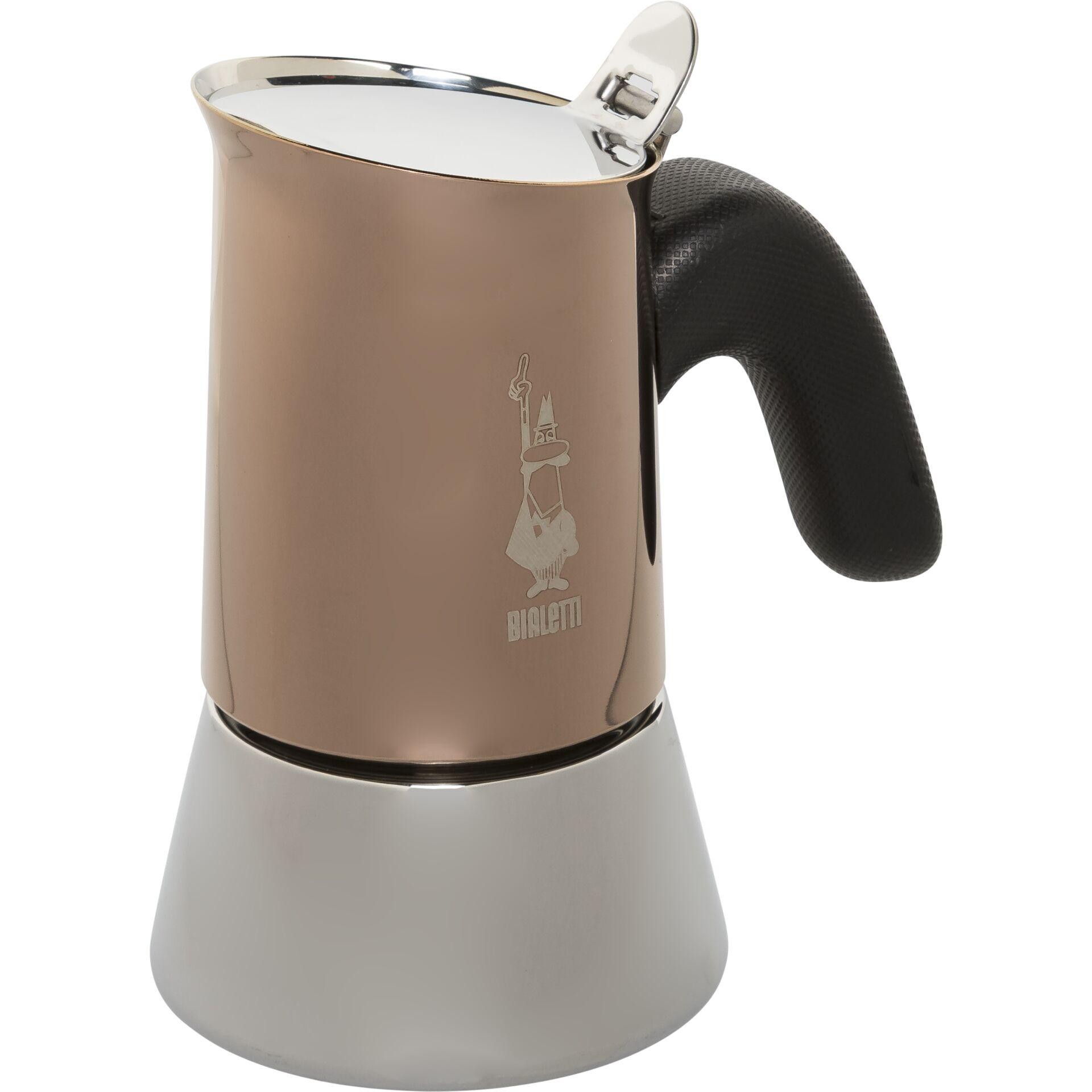 Bialetti Venus kupfer, Edelstahl Espressokocher für 2 Tassen