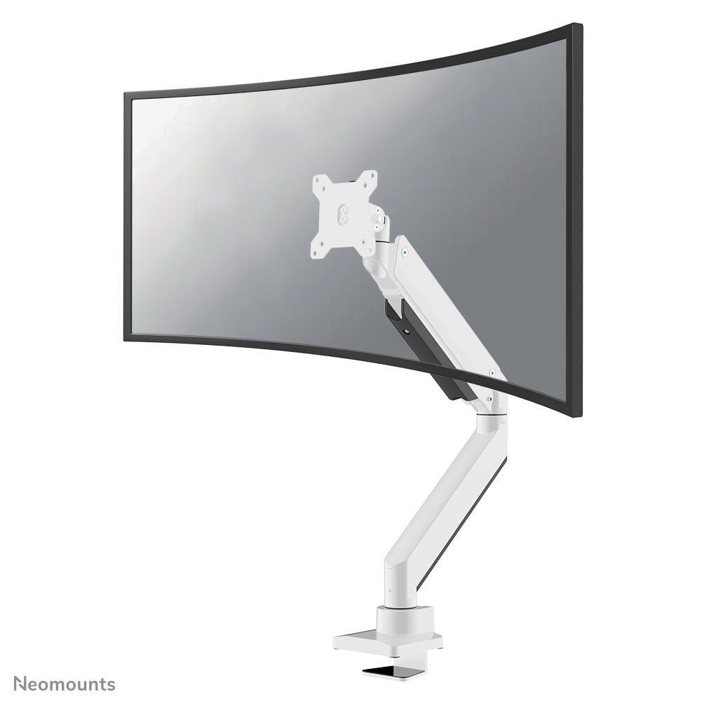 Neomounts NM-D775WHITEPLUS Monitor arm 10-49" - gas spring - Topfix -
