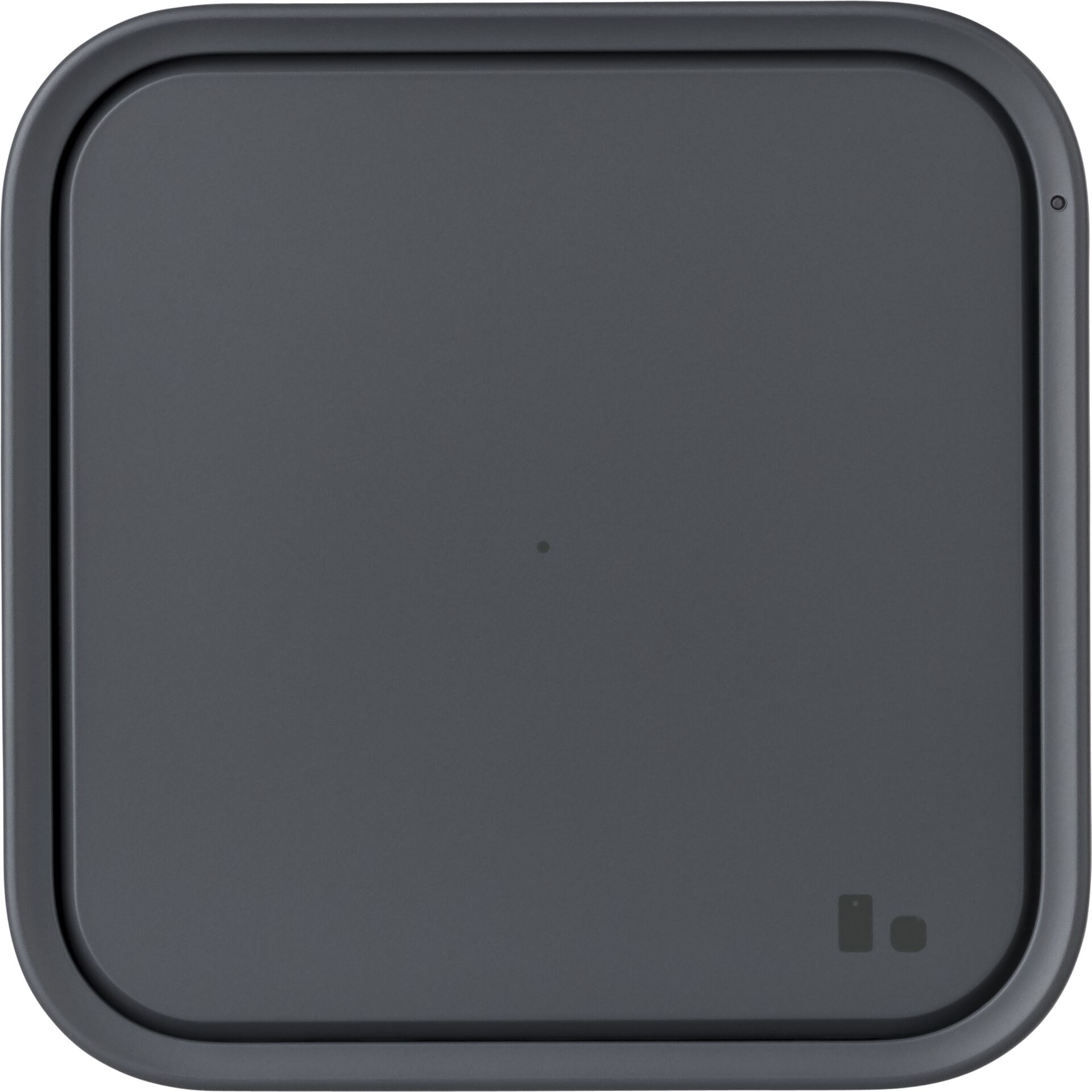 Samsung EP-P2400TBE Wireless Charger Pad mit Adapter EP-P2400T, Dark