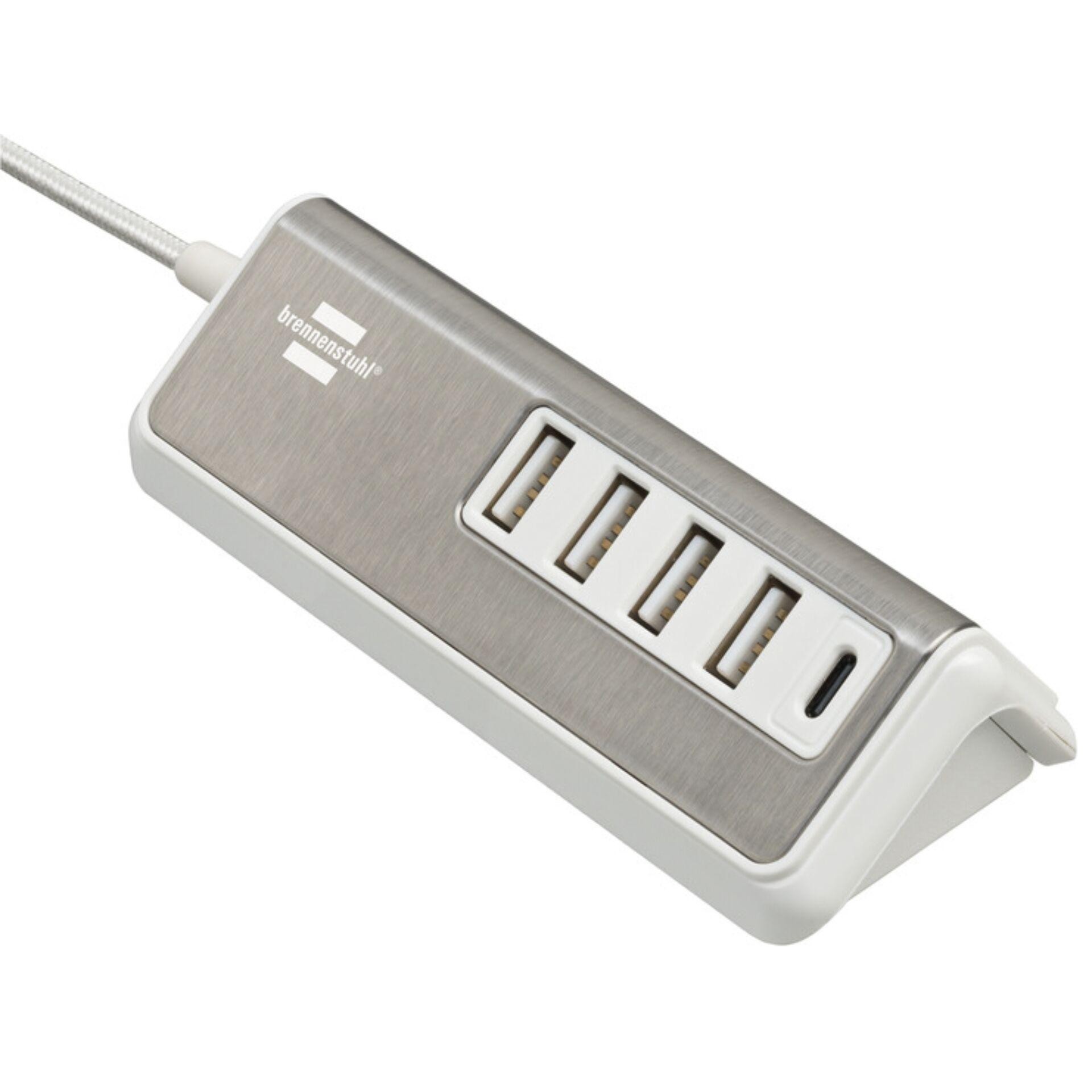 Brennenstuhl 1508230 chargeur d'appareils mobiles Acier inoxydable,