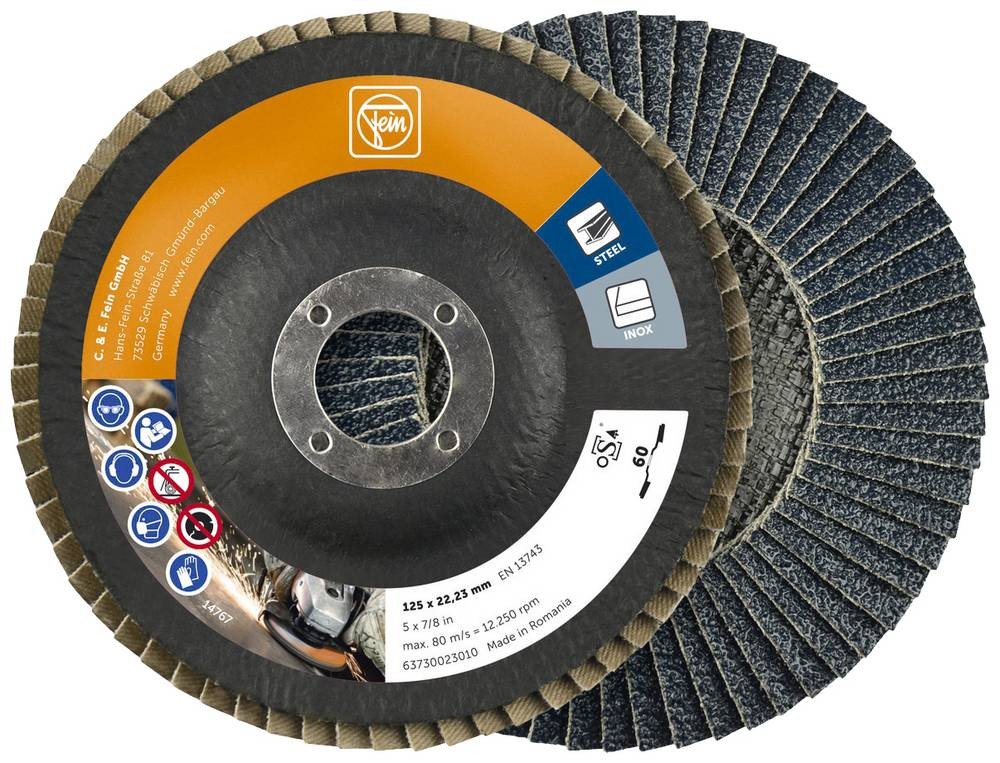 Fein 63730023010 Fächerschleifscheibe Durchmesser 125mm Körnung (