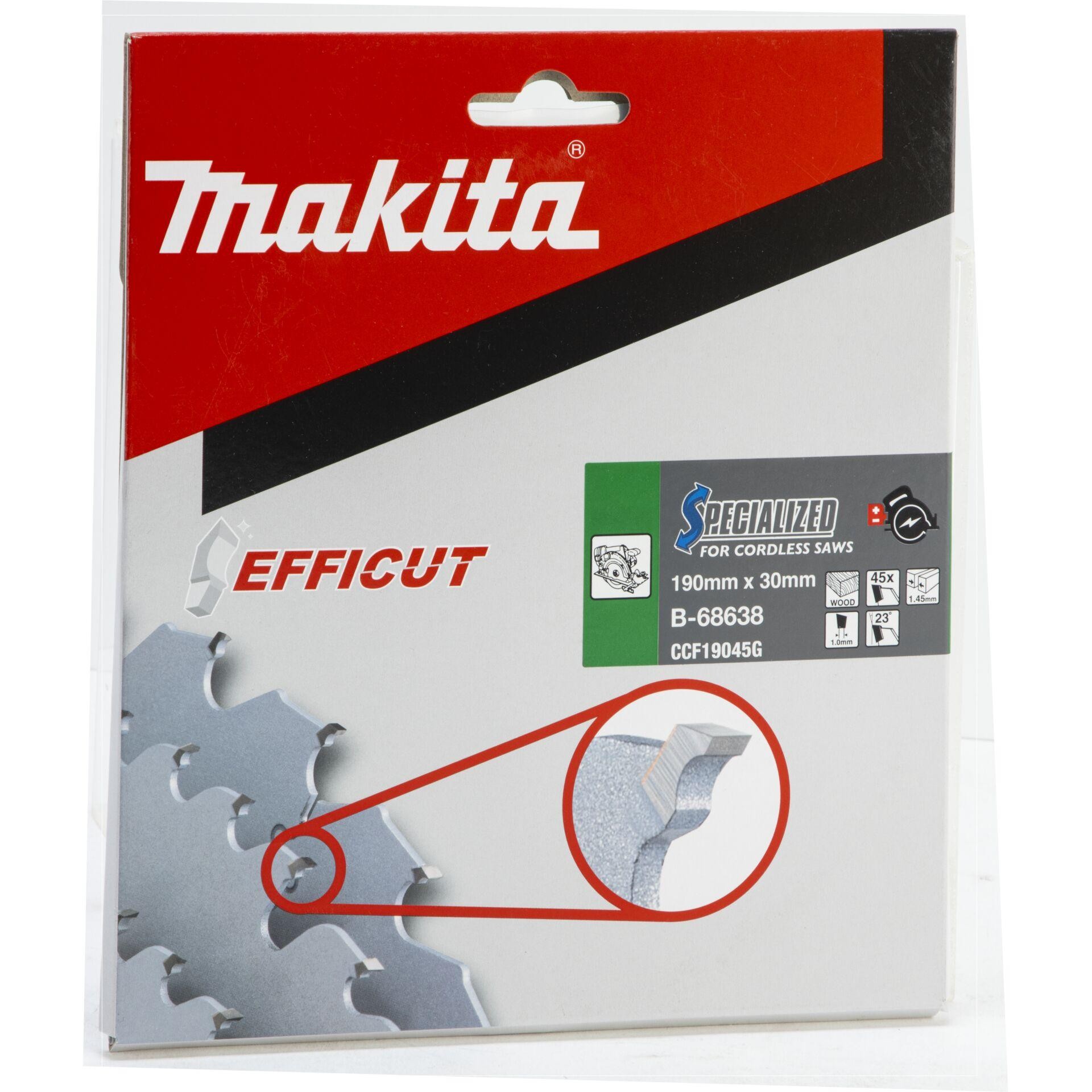 Makita B-68638 Kreissägeblatt 190 x 30 x 1.45mm Zähneanzahl: 45 1St.