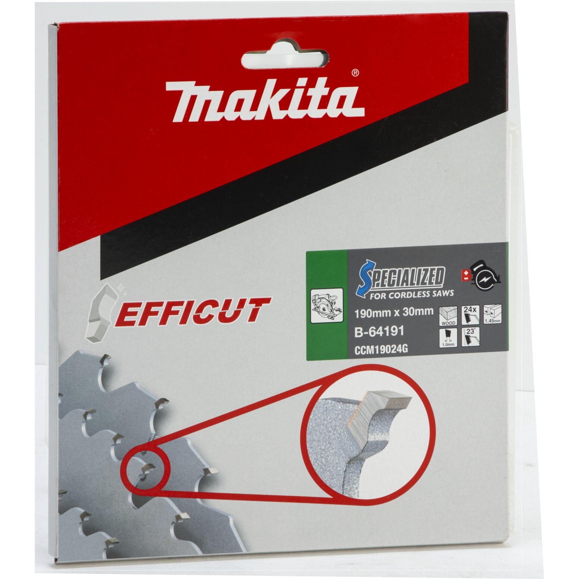 Makita B-64191 saw blade 190 x 30 x 1.45 mm Zähneanzahl: 24 1 St.