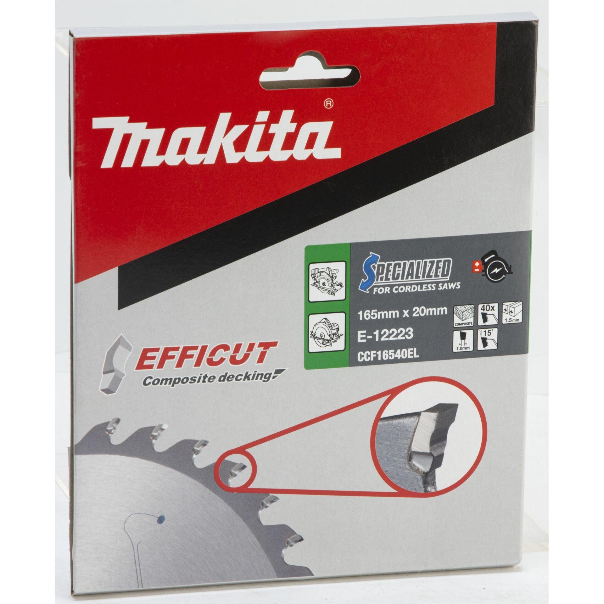 Makita Specialized EFFICUT - saw blade - for Holz, Metall, faserverst