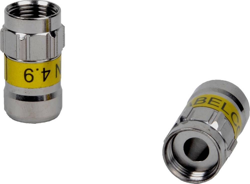 Cabelcon Connectors 99909631-04 F-prise mâle Kompression,